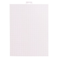 VAESSEN CREATIVE - Canevas Plastique - 21 x 28 cm - 14 pts - Blanc