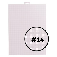 VAESSEN CREATIVE - Canevas Plastique - 21 x 28 cm - 14 pts - Blanc