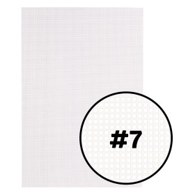 VAESSEN CREATIVE - Canevas Plastique - 26 x 34 cm - 7 pts - Transparent