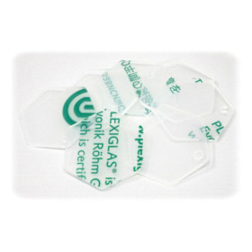 VINTEX - Plexiglass Hexagonal 50 mm - 8 Pieces