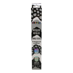 VINTEX - Vinyle Textile Thermocollant Serie LUNA - Color Rain - 25 cm x 1 m