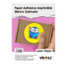 VINTEX - Papier Adhesif Imprimable Satine - A4 - 20 Feuilles