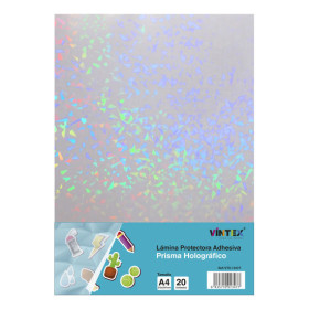 VINTEX - Film de Protection Prisma Holographique - A4 - 20 Feuilles