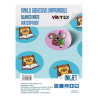 VINTEX - Vinyle Adhesif Imprimable Blanc Mat Waterproof - A4 - Jet d'Encre