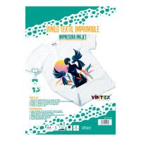 VINTEX - Vinyle Textile Imprimable - A4 - Jet d'Encre
