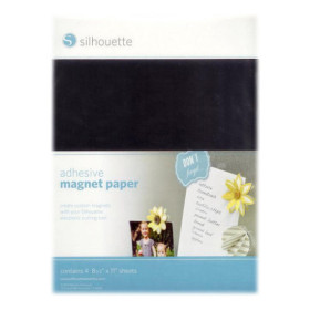 SILHOUETTE - Adhesive Magnet Paper - 21.6 x 28 cm - 4 Sheets