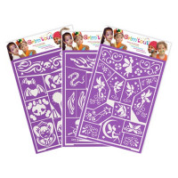 Grim'tout - Face Painting Stencils - Non Irritating Adhesive