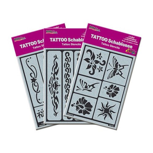 C.KREUL - Hobby Line - TATTOO Pochoirs - Auto-Adhésif - Réutilisable