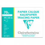 Clairefontaine - Papier Calque Supérieur - 24 x 32cm - 20 Feuilles - 70 g/m²