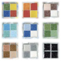 Efco - Mosaïque - MosaixPro - Cailloux de Verre - 20 x 20 x 4 mm - 72 Pièces