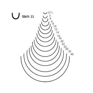 TWO CHERRIES - "Deux Cerises" - 3111 - Gouge Creuse pour Sculpteurs - Coupe 11