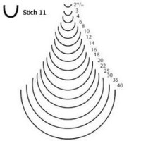 TWO CHERRIES - 3111 - Professional Carving Tool - With Handle - Straight - Cut 11