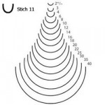 TWO CHERRIES - 3111 - Professional Carving Tool - With Handle - Straight - Cut 11