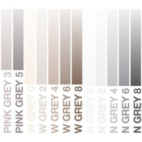Graph'IT Marker - 12 Marqueurs à Alcool Double Pointe - MIX GREY COLORS - 12 Variations de Gris