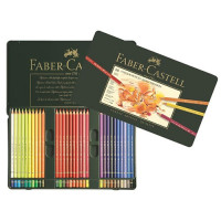 Faber-Castell - POLYCHROMOS® Artist Color Pencils - Tin Metal - 60 Colors