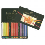 Faber-Castell - POLYCHROMOS® Artist Color Pencils - Tin Metal - 60 Colors