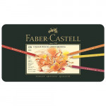Faber-Castell - POLYCHROMOS® Artist Color Pencils - Tin Metal - 120 Colors