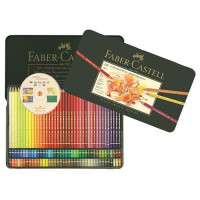Faber-Castell - POLYCHROMOS® Artist Color Pencils - Tin Metal - 120 Colors
