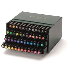 Faber-Castell - 48 PITT® Artist Pens "Brush" - Studio Box de 48 - Pointe Pinceau