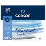 Canson® - Montval® - Papier Aquarelle - Bloc de 12 Feuilles - 300 g/m² - 24 x 32 cm