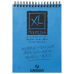 Canson® - XL® Mix Media - Spirals - Medium Texture - 300 gsm - A3 Size
