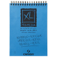 Canson® - XL® Mix Media - Spirales - Grain Moyen - 300 g/m² - Format A3