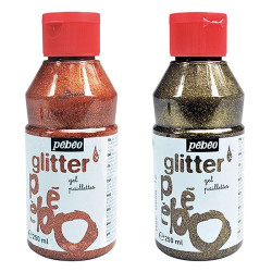 Pébéo - Gel Pailleté - Prêt à l'Emploi - Flacon de 250ml