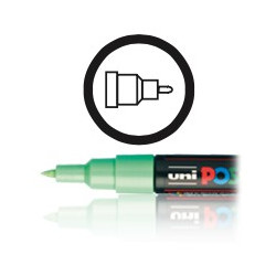 POSCA - PC-1MC - Extra Fine Bullet Polyester Tip - 0.7 mm / 1 mm - Any Surface