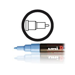 POSCA - PC-3M - Pointe Conique Fine en Polyester - 1.5 mm - Tout Support