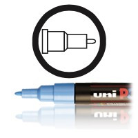POSCA - PC-3M - Pointe Conique Fine en Polyester - 1.5 mm - Tout Support