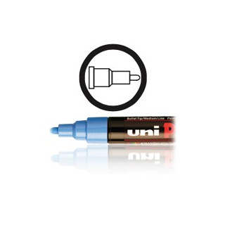 POSCA - PC-5M - Pointe Conique Moyenne en Polyester - 2.5 mm - Tout Support