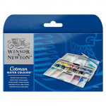 Winsor & Newton - Cotman Water Colour - POCKET PLUS - 12 Half Pans