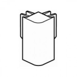 STAS - Cliprail - Corner Cap - White