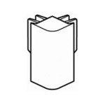 STAS - Cliprail - Corner Cap - White