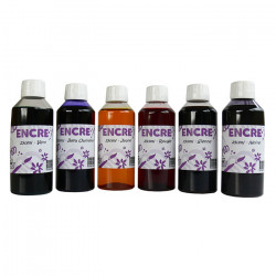 OZ International - Ink Drawing - Set of 6 Inks of 250ml - Basic Set