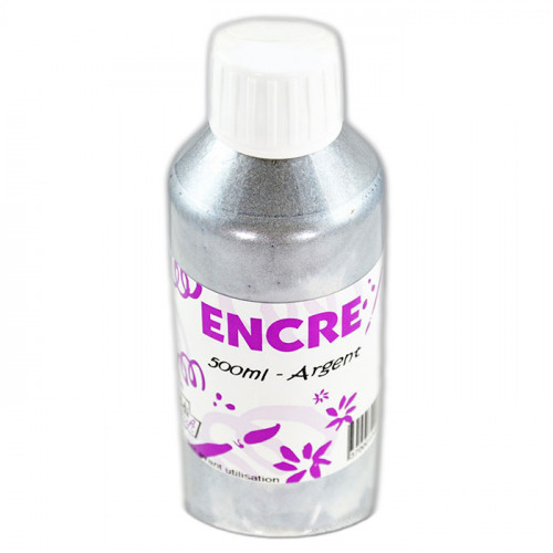 OZ International - Encre à Dessiner - Argent - 500ml