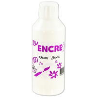 OZ International - Encre à Dessiner - Blanc - 250ml