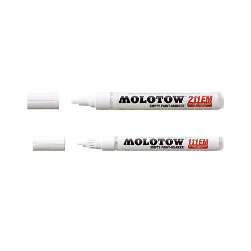 MOLOTOW - ONE4ALL 111EM / 211EM - Marqueur à Pomper Vide - 2mm & 4mm