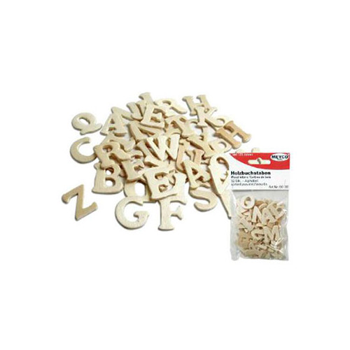 MEYCO - Lettres en Bois - 50 Lettres - 20mm
