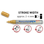C.KREUL - Hobby Line - PorcelainPEN Marker - Metallic - 160°C
