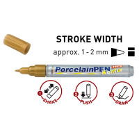 C.KREUL - Hobby Line - PorcelainPEN Marker - Metallic - 160°C