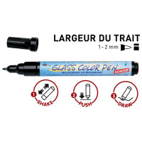 C.KREUL - Hobby Line - GLASS COLOR PEN Marker - 160°C