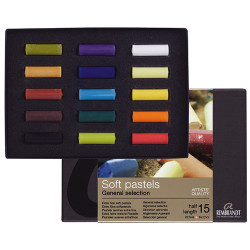 Royal Talens - REMBRANDT - Soft Pastels - 15 Demi-Pastels - Pastels Tendres Extra Fins
