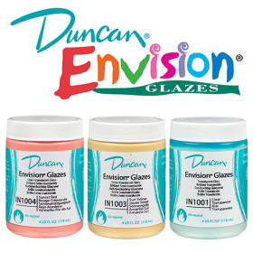 Duncan - IN - Envision® Glazes - Émaux Brillants - 118ml