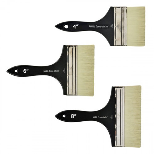 Liquitex - Free Style - Brosse Large et Plate "Manche Court"