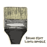 Liquitex - Free Style - Brosse Large et Plate "Manche Long"