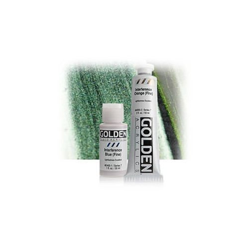 GOLDEN - Heavy Body - Peinture Acrylique - Lisse & Épaisse - Couleurs "Interférence" - 59ml