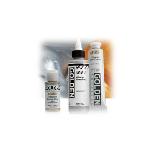 GOLDEN - Heavy Body - Peinture Acrylique - Lisse & Épaisse - Couleurs Iridescentes - 59ml