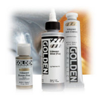 GOLDEN - Heavy Body - Peinture Acrylique - Lisse & Épaisse - Couleurs Iridescentes - 59ml