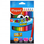 Maped - Coloured Pencils - Color'Peps Maxi - Box of 12